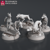 Wild Dogs Set (STL Miniatures)