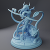 Neferit, The Tiefling Reforged (mit beast companion) (75mm Collector Scale)