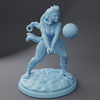 Skadi, Styx and Knox, Volleyball Diorama - 75mm Collector Scale (Twin Goddess)