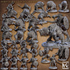 Komplettes "Bronzewams Großgoblins"-Set / "Bronzeclad Greatgoblins" (14 Miniaturen)