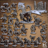 komplettes Blackcrag Orcs Set (14 Modelle, ohne Gelände, mit allen Händen)