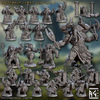 komplettes Elephorim Ivory Sentinels Set (14 Modelle, ohne Gelände, mit allen Händen)