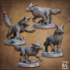 Lurikeens Foxes A-D Set (30mm Base)