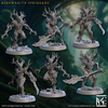 Barkwraith Spriggans A-F Set (30mm Base, mit allen Händen)