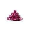 Red Wine Dice 16mm Round (25 Stück)