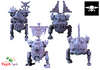 Gobs Piraten-Bots mit geschlossenem Torso / Pirate Bots (4 Miniaturen)