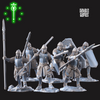 Krieger des Nordens mit Speer und Schild / North Warriors with spear/shield