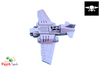 GrimGuard SF-19A Kampfflugzeug / SF-19A Fighter Plane