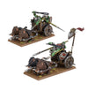 Warhammer: The Old World - Orc Boar Chariots / Ork-Wildschweinstreitwagen