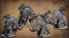 Behemot Riders A-D Set (50mm Base, mit allen Händen)