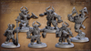 Dwarf Berserkers A-F Set (30mm Base, mit allen Händen)