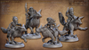 Lurikeens Fox Riders A-D Set (30mm Base, mit allen Händen)