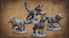 Lurikeens Foxes A-D Set (30mm Base)