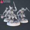 Gnoll D - modular (STL Miniatures)