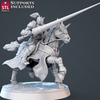 Jousting Combatant C (STL Miniatures)