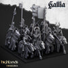 Knights of Gallia - Highlands Miniatures (5 Modelle)