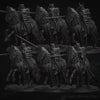 Knights of Môurg - Lances and Shields (6 Miniaturen) (Dark Lord Miniatures)