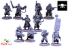 GrimGuard Kämpfer /  Combatants (10 Miniaturen)