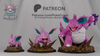 0032-0034 Set - Nidoran Männlich, Nidorino, Nidoking