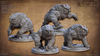 Eulenbären / Nightmaulers (4 Miniaturen)