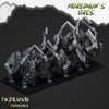 Orkkrieger mit Handwaffen und Schilden / Orc Warriors with hand weapons and shields (10 Modelle)