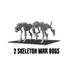 Skeleton War Dogs (2 Miniaturen) (3dipstudios)