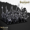 Sunland Troops with Halberds - Highlands Miniatures (10 Modelle)