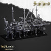 Sunland Troops with Spears - Highlands Miniatures (10 Modelle)