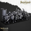 Sunland Troops with Swords - Highlands Miniatures (10 Modelle)