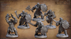 Blackcrag Mountain Orcs A-F Set (30mm Base, mit allen Händen)