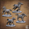 Skutagaard Warhorses (4 Miniaturen) (Artisan Guild)