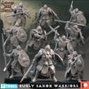 Kräftiger Sächsische Krieger / Burly Saxon Warriors (10 Miniaturen)