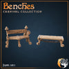 Carnival Benches (World Forge Miniatures)