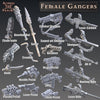 Weibliche Ganger - Bastelset / Female Gangers -  Builder Kit (6 Miniaturen & Bits)