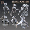 Weibliche Ganger - Bastelset / Female Gangers -  Builder Kit (6 Miniaturen & Bits)