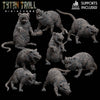 Giant Rat Bundle - 8 Miniaturen (Tytantroll)