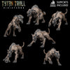 HellHound Pack - 6 Miniaturen (Tytantroll)