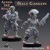 Männliche Ganger - Bastelset / Male Gangers -  Builder Kit (6 Miniaturen & Bits)