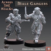 Männliche Ganger - Bastelset / Male Gangers -  Builder Kit (6 Miniaturen & Bits)