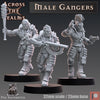 Männliche Ganger - Bastelset / Male Gangers -  Builder Kit (6 Miniaturen & Bits)