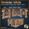 Gothic Hall Walls (modular) (World Forge Miniatures)