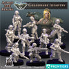 Gardistinnen-Infanterie / Guardbabe Infantry (21 Miniaturen)