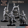 Weibliche Orks / She-Orcs (2 Miniaturen)