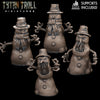 Snowman Pack - 4 Miniauren (Tytantroll)