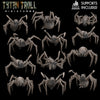 Giant Spider Bundle - 12 Miniaturen (Tytantroll)