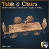 Gothic Table & Chairs (World Forge Miniatures)