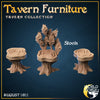 Tavern Furniture - Tables & Chairs (World Forge Miniatures)