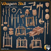 Weapons Dealer - Market Stall (World Forge Miniatures)