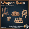 Dwarven Weapon Racks (World Forge Miniatures)