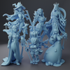 "Fantasy Queens"-Set (12 Miniaturen) (Twin Goddess)
